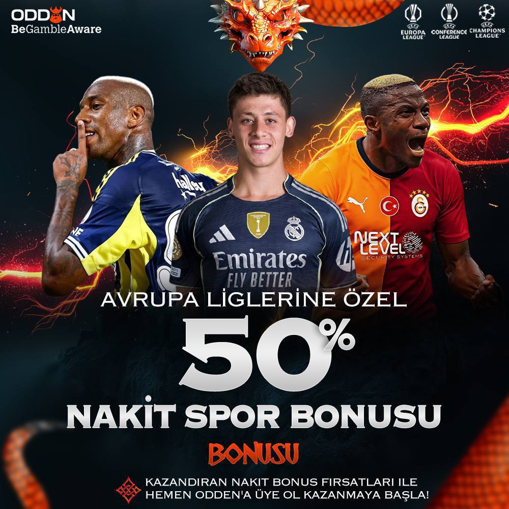 Odden Avrupa Liglerine Özel Nakit Spor Bonusu